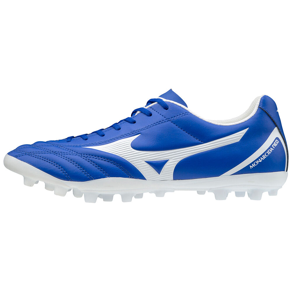 Scarpe Calcio Mizuno Monarcida Neo Select AG Uomo - Blu/Bianche - 95260-JZYR